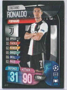 3for$99 CRISTIANO RONALDO 2019-20 Match Attax Champions League Juventus #JUV 12